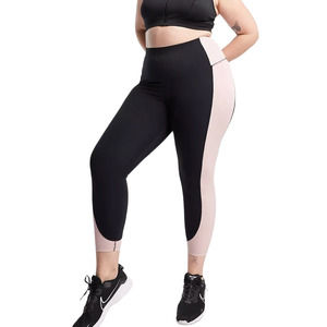 Nike Yoga Plus Novelty Dri-FIT High Rise 7/8 Leggings Women's Plus Size 1X Black